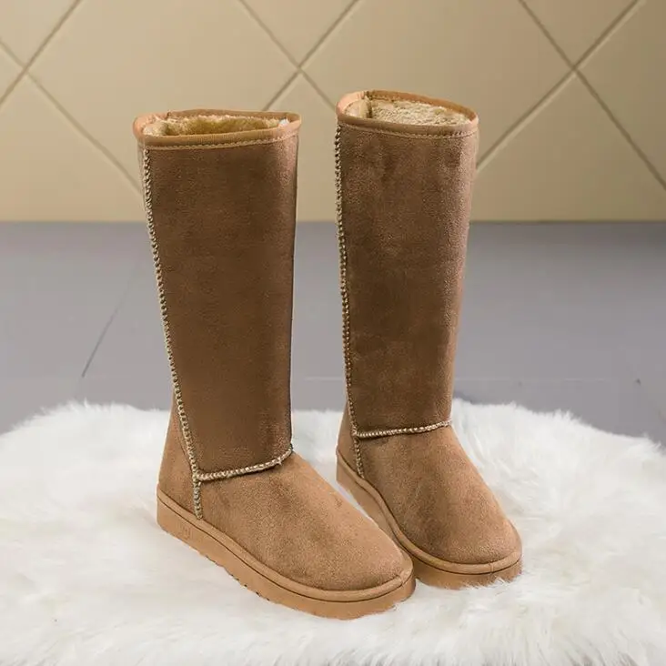 Sock Boot Women - 2025年冬新作 ハイチューブファッション オールマッチ 暖かい厚底スノーブーツ リボン付き スノーブーツ