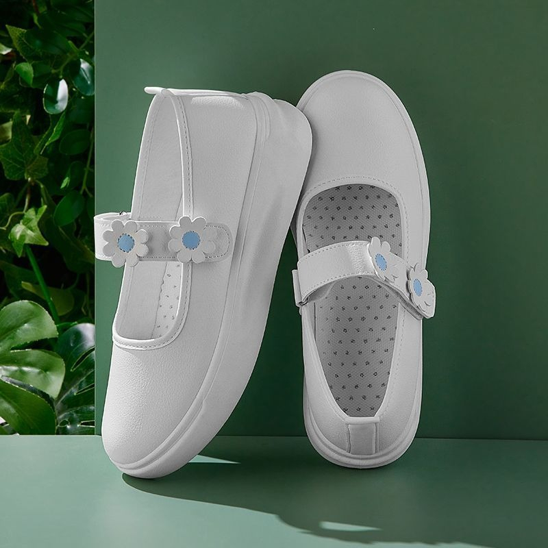 Women'S Shoes For Standing All Day - 女性用ナースシューズ 厚底 防臭 妊娠中 韓国風 浅口