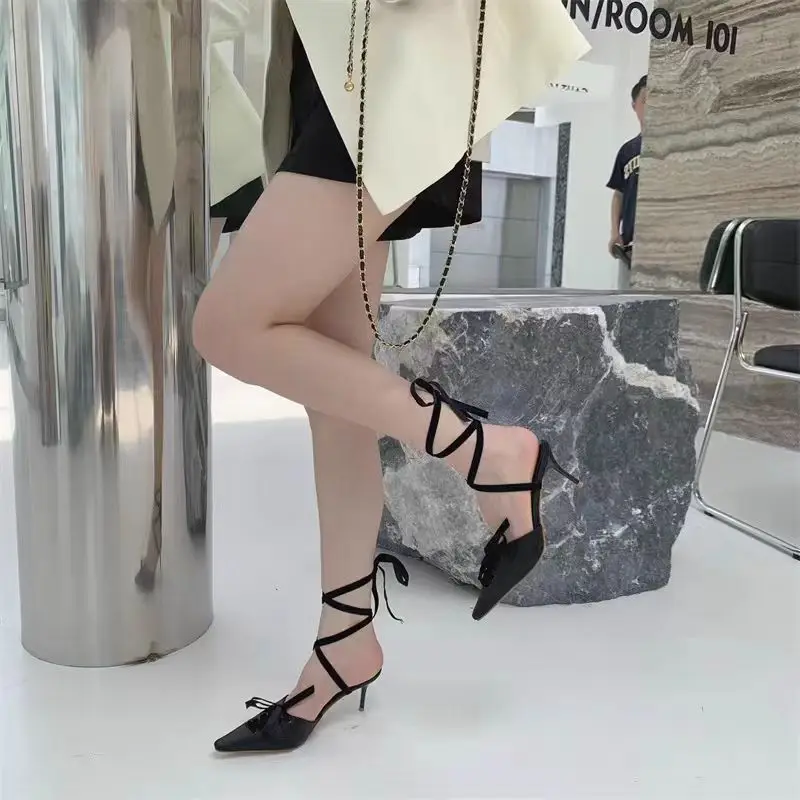 2026 新しいキトゥンヒールポインテッドトゥシューズアンク - Kids Shoes Women のレビューと価格
