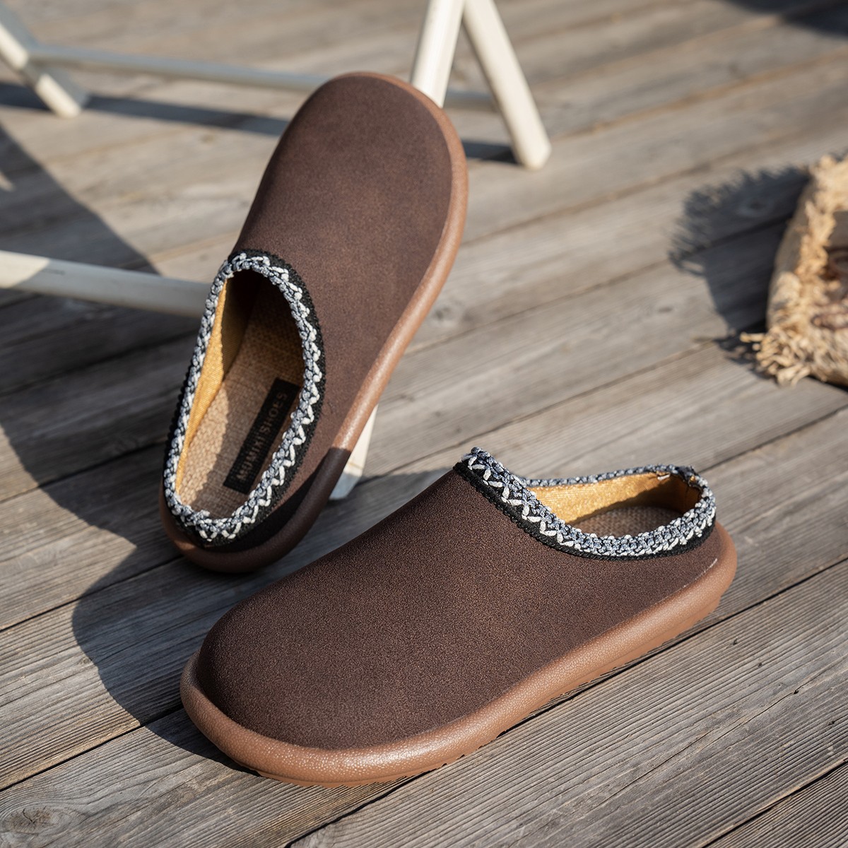 レディース 2025 刺繍入りスリッパ エスニックスタイル  - Women'S Shoes In Wide Width のレビューと価格