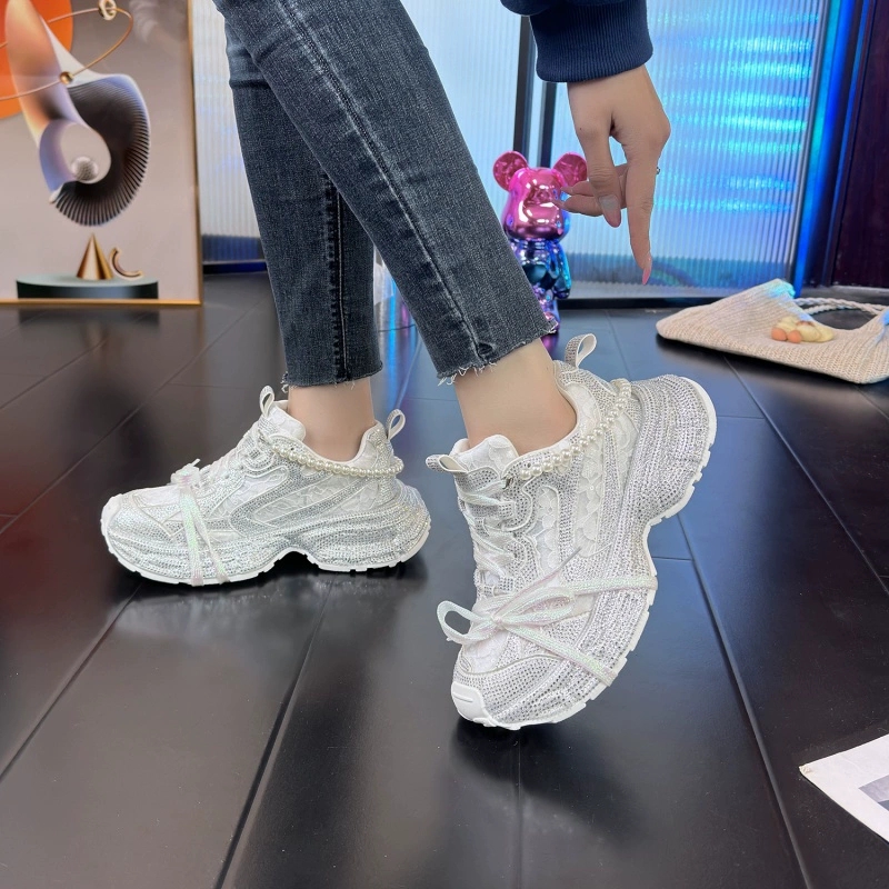 2025年新作 レディース ホワイト ダッドシューズ パリス - Women'S Shoes Paris のレビューと価格