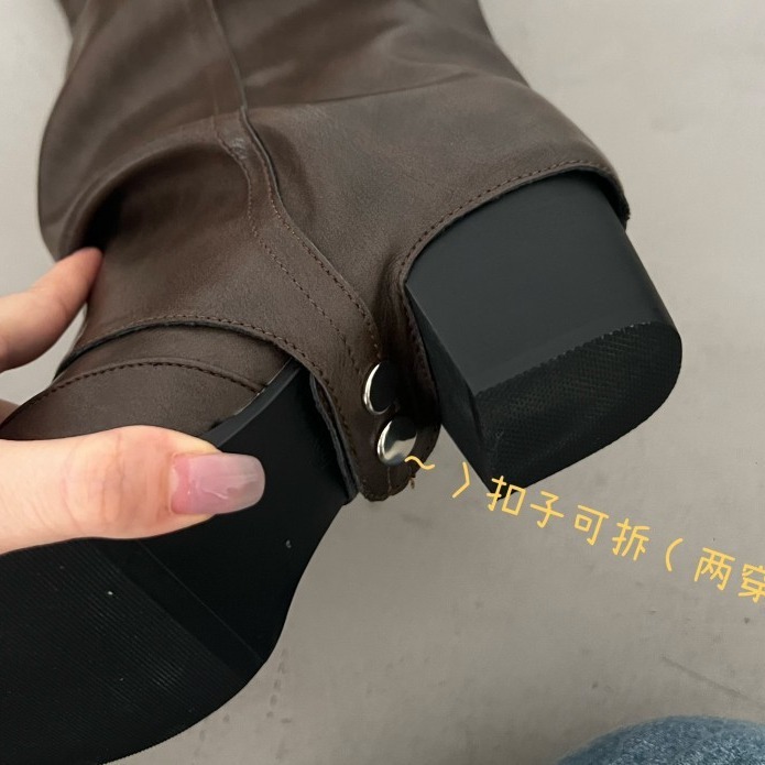 女性用折りたたみ式パイルロングチューブブーツ2026ウエスタ - Sock Boot Women のレビューと価格