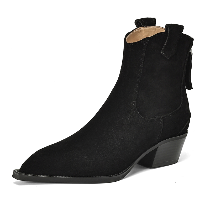 AIYUQI 女性のアンクルブーツ 2026 新しいポインテ - Block Heel Ankle Boots のレビューと価格