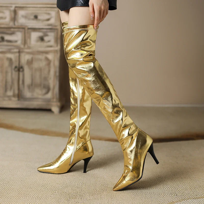 女性のためのスパイクヒールのハイぬいぐるみブーツ、先のとがっ - Block Heel Ankle Boots のレビューと価格