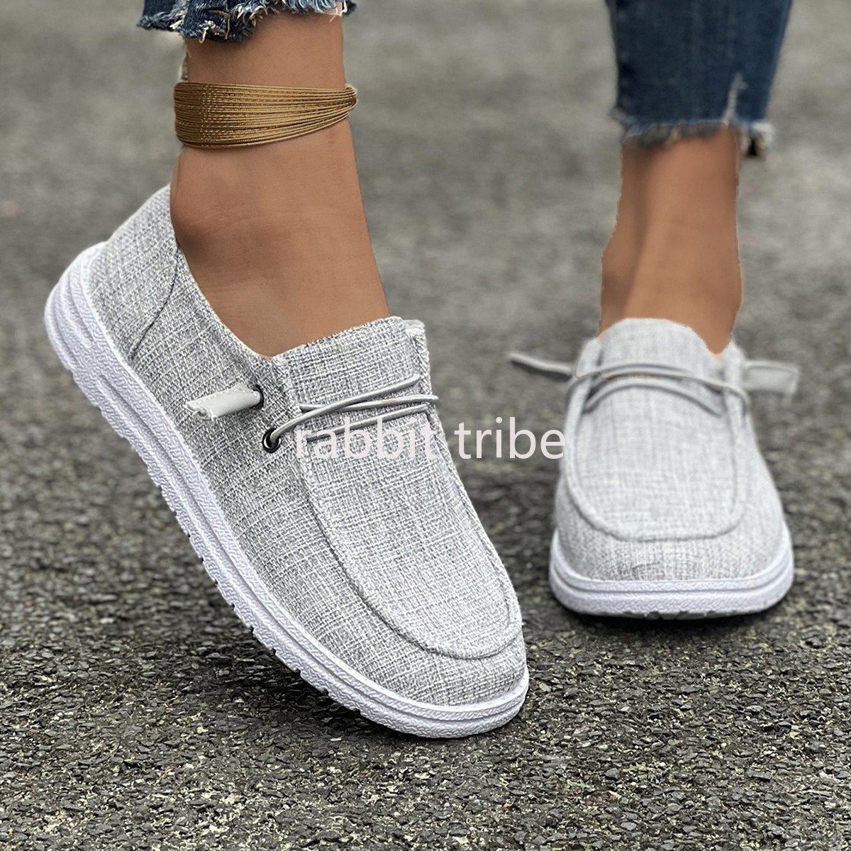 2026年新作おしゃれキャンバスカジュアルスポーツシューズ快 - Loafer Flat Women のレビューと価格
