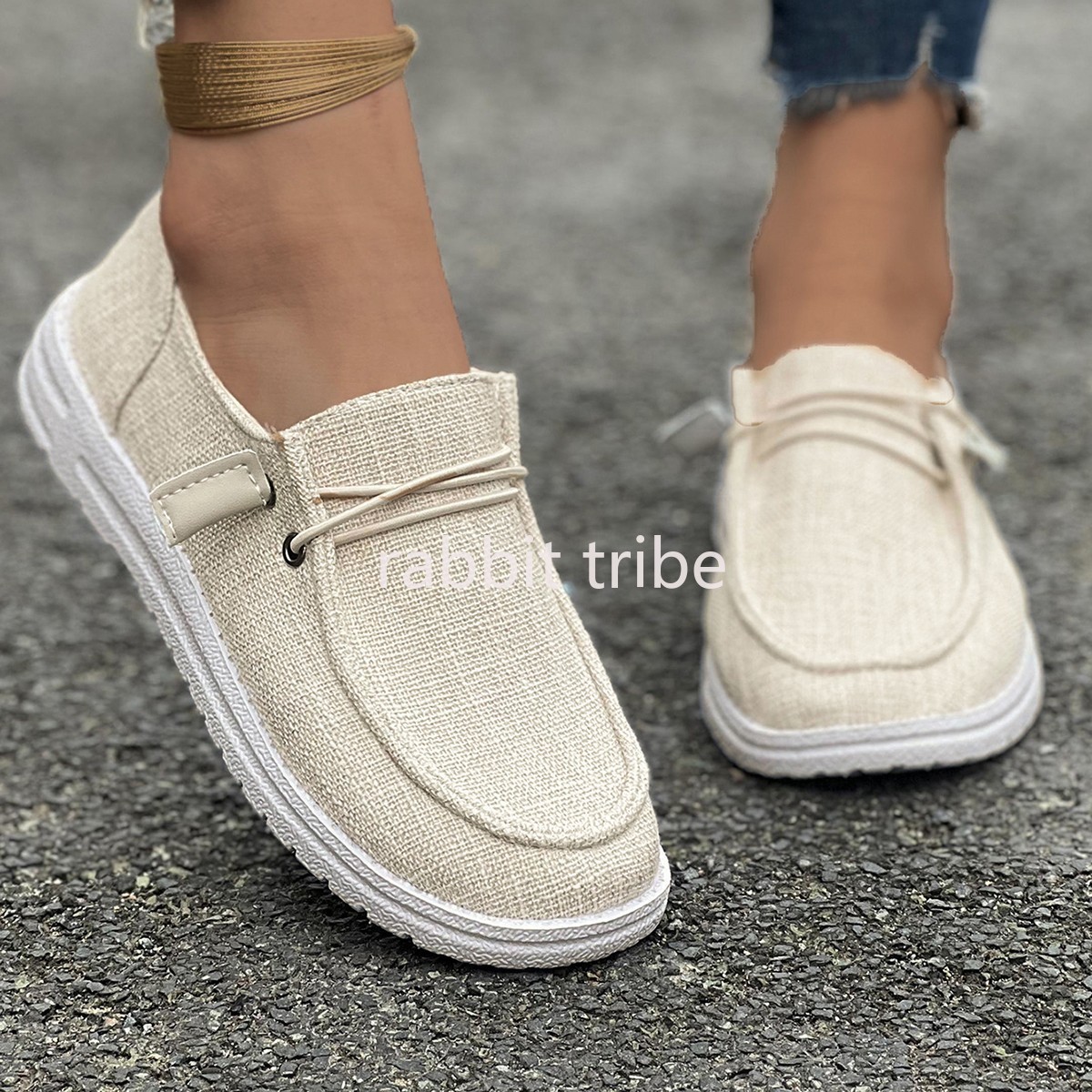 2026年新作おしゃれキャンバスカジュアルスポーツシューズ快 - Loafer Flat Women のレビューと価格