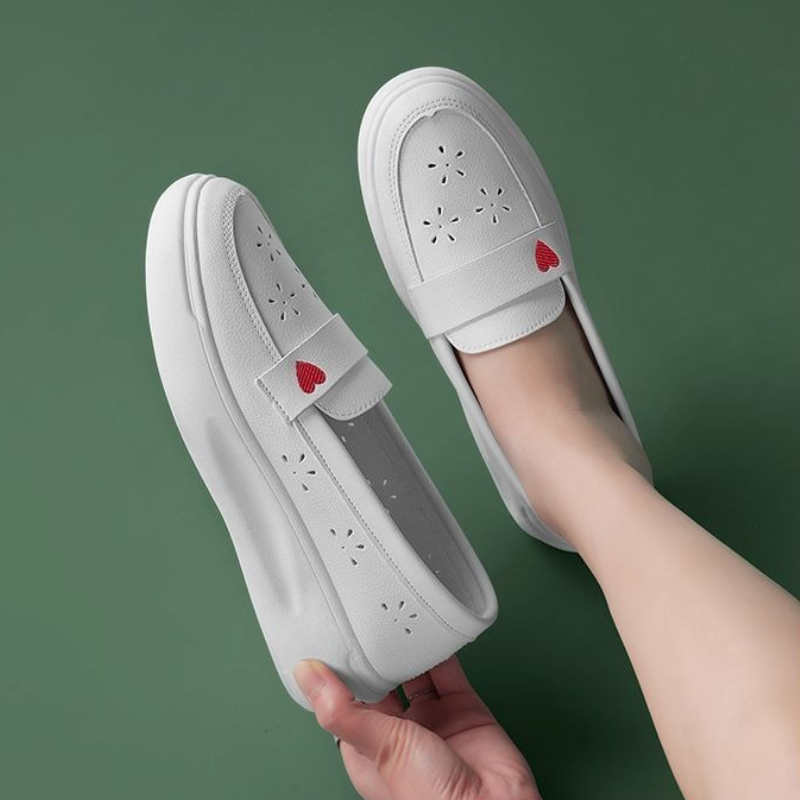 韓国風トレンドプラットフォームナースシューズ レディース カ - Women'S Shoes For Standing All Day のレビューと価格