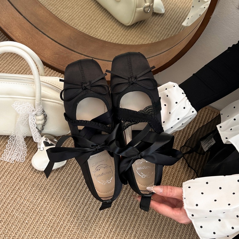 新作春快適レースアップバレエスクエアトゥローカットフラットシ - Women'S Shoes Toms のレビューと価格