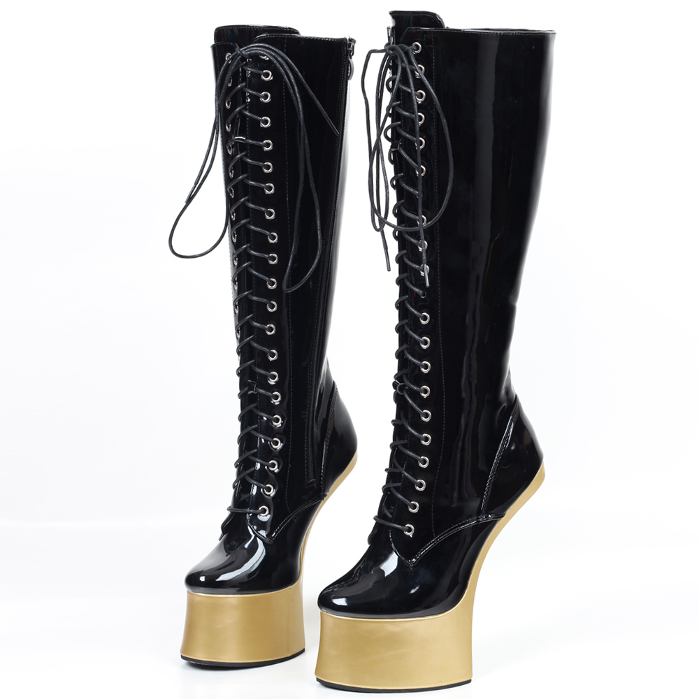 Jialuowei-ニーハイヒールブーツ,7インチ,膝丈,S - High Knee Heel Boots のレビューと価格