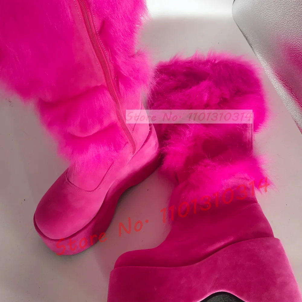 女性用の革製ニーブーツ,厚手のソールのピンクのブーツ,女性用 - Kids Shoes Women のレビューと価格