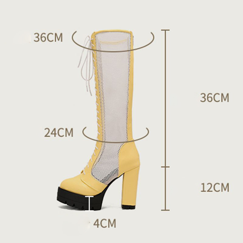 ORCHA LISA セクシーなレディースニーハイブーツ ラ - High Knee Heel Boots のレビューと価格