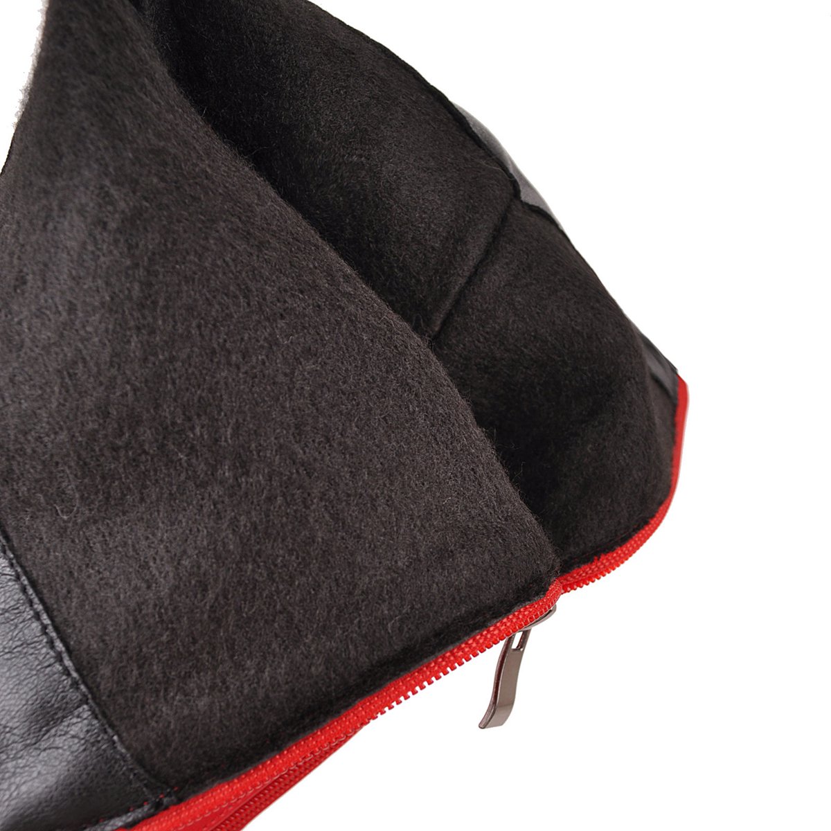 女性用レースアッププラットフォームニーハイブーツ、赤、黒、ス - High Knee Heel Boots のレビューと価格