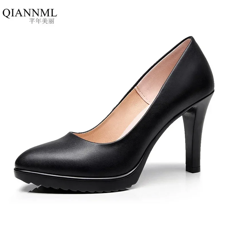 8 センチメートル小型サイズ 32-43 新しい浅いソフトレ - Court Heel Pointed のレビューと価格