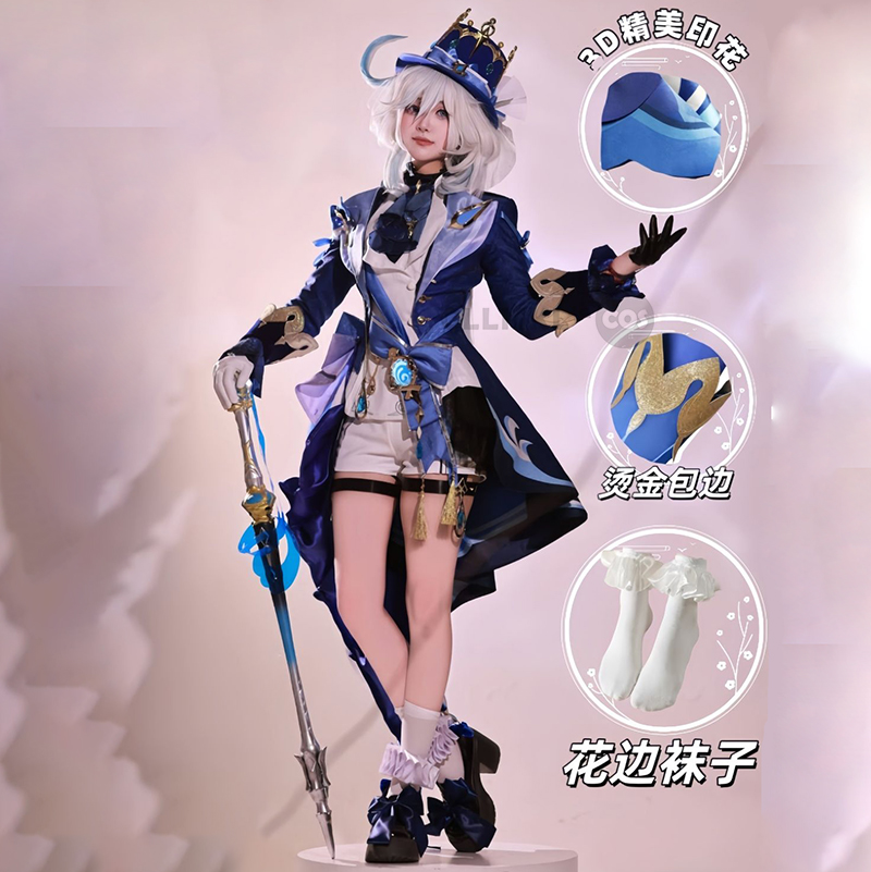 フリーナコスプレ衣装ウィッグヘアインパクトフォンテーヌフォカ - Women'S Shoes Zone のレビューと価格