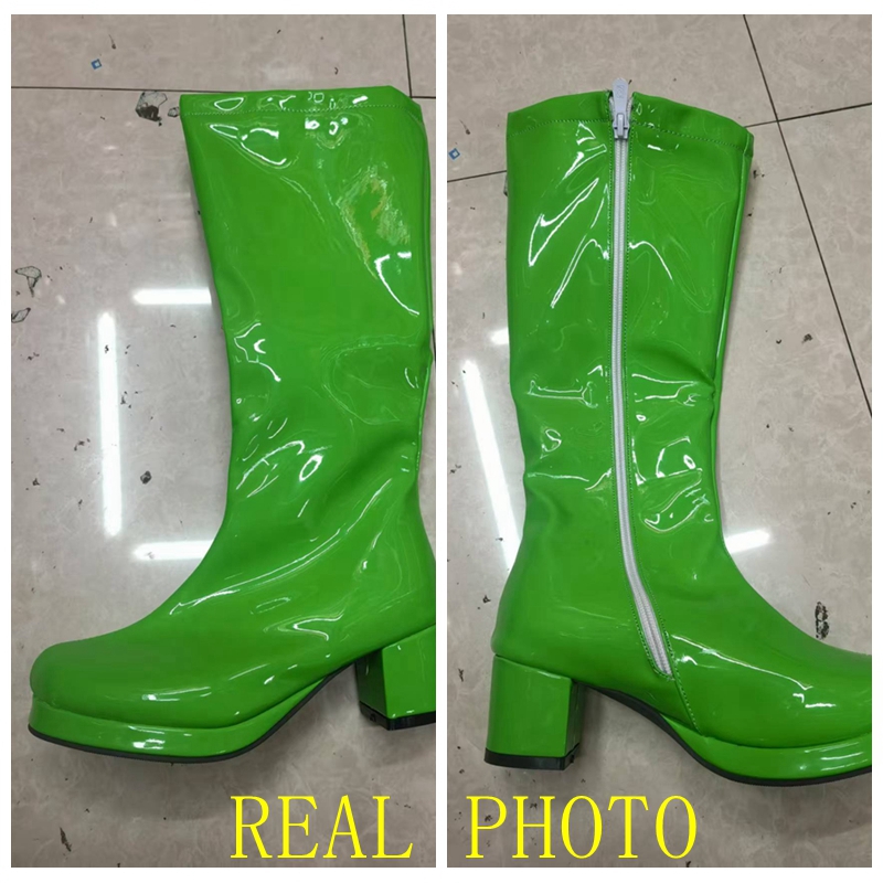 Reave cat-sweet-膝丈のPUブーツ,丸いつま先 - High Knee Heel Boots のレビューと価格